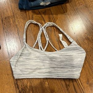 Lulu Lemon grey sports bra